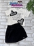 Conjunto Infantil Blusa Mangas Curtas e Saia ( short embutido) - MOMI H5912 - comprar online