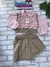 Conjunto Infantil Colete + Blusa com Short Saia- CINTI 12344 - comprar online