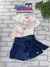 Short Saia Infantil Jeans com Lação MOMI H5900 na internet