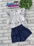 Conjunto Infantil Bata Mangas Babados e Short- Mon Sucré 8026254 - comprar online