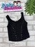 Camiseta Infantil Preto em Malha Canelada Strass- Petit Cherie - 2726148 - comprar online