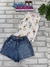 Conjunto Infantil Camiseta e ShortJeans Strass - Mon Sucré 8026072 - comprar online