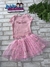 Conjunto Infantil Rosa Blusa Coton e Saia Tule - Mon Sucré -8026138 - comprar online