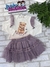 Conjunto Infantil Blusa Mangas Longas e Saia Tule (Short Embutido) - Petit Cherie 8026194 - comprar online