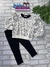 Conjunto Infantil Blusa Mangas Longas Gatinha e Calça Legging - Mon Sucré 8026268 - comprar online