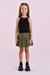 Blusa Infantil Preta Malha Canelada e Laços- PETIT CHERIE 2726056 na internet