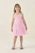 Vestido de Festa Infantil Rosa Alças Tule PETIT CHERIE 25140 - comprar online
