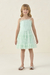Vestido Infantil Babado Verde Tule- Petit Cherie - 25152 - comprar online