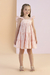 Vestido Infantil Rosa Xadrezinho Três Marias e Alca Babadinho - Petit Cherie 3125158 - comprar online