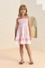 Vestido Infantil Estampado Alças Strass - Petit Cherie -25438 - comprar online