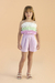 Conjunto Infantil Cropped Babado Tule e Short- Petit Cherie 25092 - comprar online