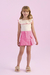 Conjunto Infantil Cropped e Saia Bolsos Laterais - Petit Cherie 25384 - comprar online