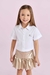 Conjunto Infantil Camisa e Saia Petit Cherie -8026192 na internet