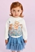 Conjunto Infantil Blusa e Saia Tule Azul Poa (Short Embutido) Petit Cherie - 8026184 na internet