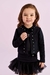 Conjunto Infantil Blazer com Pérolas e Saia Babado em Tulê -8026358 - Looks Babilice