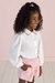Camisa Infantil de Mangas Longas Gola Bordada - Mon Sucré 2326000 - loja online