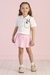 Camisa Infantil de Mangas Curtas Bolso 3D - Mon Sucré 2326002 na internet