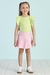 Blusa Infantil Canelada Babado no Ombro Verde Neon - Mon Sucrê - 2426318 na internet