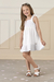 Vestido Infantil Branco Lese- Mon Sucré - 25466 - comprar online