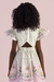 Vestido Infantil Babado e Mangas Morcego estampa- Mon Sucré -3126018 - Looks Babilice