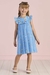 Vestido Infantil Azul Estampado e Tulê- Mon Sucré -3126118 na internet