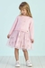 Vestido Infantil Moletom Rosa Babado Tule - Mon Sucré - 3126174 na internet