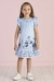 Vestido Infantil Azul Babado Estampa Ursos - Mon Sucré - 3126254 na internet
