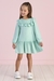 Vestido Infantil Verde Mangas Longas - Mon Sucré - 3126398 na internet