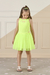 Conjunto Infantil Cropped Sem mangas Saia Tule Amarelo- Mon Sucré - 25038 - comprar online