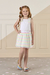 Conjunto Infantil Cropped Alças Saia Tule Color- Mon Sucré - 25138 - comprar online
