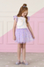 Conjunto Infantil Blusa Mangas Evasê e Saia com Tule- Mon Sucré - 25180 - comprar online