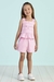 Conjunto Infantil Tecido Rosa com Bordado - Mon Sucré 8026004 na internet