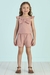 Conjunto Infantil Croped Alças e Short Capuccino- Mon Sucré 8026070 na internet