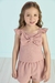 Conjunto Infantil Croped Alças e Short Capuccino- Mon Sucré 8026070 - Looks Babilice