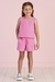 Conjunto Infantil Camiseta e Short Rosa - Mon Sucré - 8026130 na internet