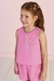 Conjunto Infantil Camiseta e Short Rosa - Mon Sucré - 8026130 - Looks Babilice