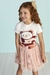 Conjunto Infantil Blusa Coton e Saia com Tule- Mon Sucré 8026184 - Looks Babilice