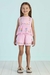 Conjunto Infantil Rosa Cropped sem Mangas com Tule e Short - Mon Sucré 8026220 na internet