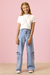 Conjunto Juvenil Short e Cropped Blak Jeans - Vanilla Cream - 25003 - comprar online