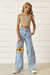 Conjunto Juvenil Short e Cropped Blak Jeans - Vanilla Cream - 25003 - Looks Babilice