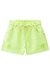 Shorts em Sarja Infantil AMARELO NEON com Desfiados - Kukie - comprar online