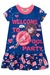 Vestido Infantil AZUL Mangas Curtas com Babado FESTA NA PISCINA - Kukie - comprar online