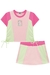 Conjunto Infantil Curto Menina com Shorts/Saia RECORTES DE CORES - Kukie - comprar online