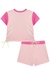 Conjunto Infantil Curto Menina com Shorts/Saia RECORTES DE CORES - Kukie na internet