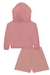 Conjunto Infantil Menina ROSA com Blusão e Shorts - Kukie na internet