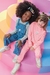 Imagem do Jardineira Jeans Infantil Menina Pantacourt - Kukie