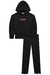 Conjunto Infantil Preto em Malha Canelada - Kukie - comprar online