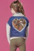 Jaqueta Infantil Jeans com Pelinhos Mangas e Gola - Kukie - Looks Babilice