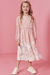 Vestido Infantil Rosa Longuete Estampas de Neve - Kukie - Looks Babilice