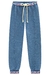 Calça Jogger Infantil Menina em Malha Denim AZUL MÉDIO - Kukie - comprar online